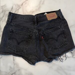 Levi's Women's Dark Gray Jean Shorts